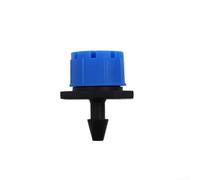 Lot de 100 émetteurs d'irrigation goutte à goutte avec 8 trous réglables, arroseur à 360 degrés pour tubes de 4 mm et 7 mm, goutteur économiseur d'eau pour serre de jardin, pelouse, agriculture (bleu)