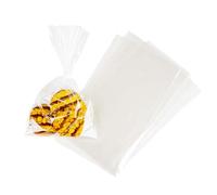 Lot de 100 enveloppes transparentes en Cellophane pour bonbons chocolats biscuits bijoux photo avec dimensions 15 x 30 cm