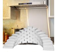 Lot de 100 éponges magiques multi-fonctionnelles pour la cuisine et la cuisine - Éponge de nettoyage extra épaisse et durable en mélamine pour salle de bain, baignoire, évier, sol, mur
