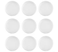 Lot de 100 étuis ronds transparents pour pièces de monnaie commémoratives de 34 mm en plastique transparent avec double fermeture pour une protection anti-oxydation et une collecte sécurisée