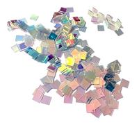 Lot de 100 feuilles acryliques irisées double face | Feuilles acryliques colorées - Pour travaux manuels, fête, mariage, bureau, salle de classe