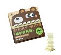 Lot de 100 feuilles de notes adhésives transparentes | Bloc-notes autocollants pour l'école, le bureau, le travail, la maison, la salle de classe, l'étude, le journal
