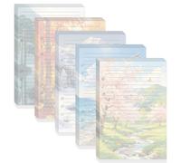 Lot de 100 feuilles de papier de recharge épais pour classeur A5 à 6 anneaux - 120 g/m² - Pour classeur A5 à 6 anneaux, feuilles mobiles à 6 trous pour journal, agenda, carnet de notes, planification