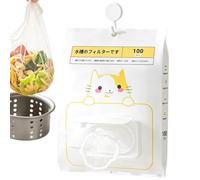 Lot de 100 filets d'évier à mailles fines et souples extensibles | Filtre d'évier pour déchets alimentaires, café et cheveux, salle de bain, restaurant, dortoir