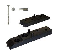Lot de 100 fixations invisibles pour terrasse sur bois pour environ 3 m² de vis A2