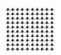 Lot de 100 goutteurs à pression réglables compatibles avec les tubes d'irrigation standard de 3,5 à 10,2 cm (4 L)