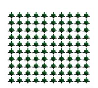 Lot de 100 goutteurs à pression réglables compatibles avec les tubes d'irrigation standard de 3,5 à 10,2 cm (16 L)