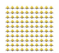 Lot de 100 goutteurs à pression réglables compatibles avec les tubes d'irrigation standard de 3,5 à 10,2 cm (2 L)