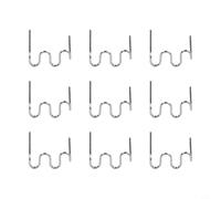 Lot de 100 kits de réparation en plastique pour pare-chocs de voiture, clous de soudage 0,6/0,8 mm, accessoires de soudage en PVC ABS (agrafes ondulées de 0,8 mm)
