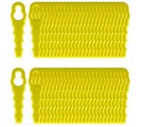 Lot de 100 Lames de Rechange compatible pour Ryobi Coupe Bordure, Têtes Double Lames Dentelées RAC155 RAC157 RAC158 Femeo
