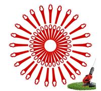Lot de 100 lames de rechange de 83 mm pour tondeuse à gazon, lames en plastique pour tondeuse à gazon, accessoires pour débroussailleuse sans fil Einhell (B)