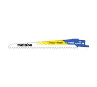 Lot de 100 lames de scie sabre METABO 628259000 - 150x1,25mm / 3,2-5,1 heavy wood + metal