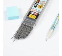 Lot de 100 mines de porte-mines 0,5 mm/0,7 mm 2B pour crayon automatique, recharge scolaire, art, croquis, dessin, fournitures de traitement durable