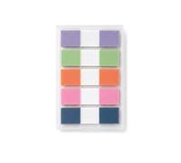 Lot de 100 notes autocollantes inscriptibles pour cahiers, marque-pages transparents amovibles pour livres, fournitures d'annotation, fournitures mignonnes pour bureau, école, papeterie