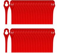 Lot de 100 PA6 Lames de Rechange compatibles avec Florabest Coupe Bordure LIDL FRTA 20 A1,FAT 18B2, FAT 18B3