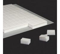 Lot De 100 Pastilles Adhésives 3d-En Mousse-Adhésif Double Face-Indéformable-Pour Travaux Manuels Avec Effet 3d-6 X 10 Mm-Épaisseur : 3 Mm
