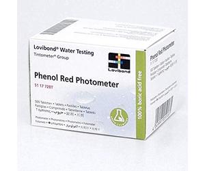 Lot de 100 pastilles de rechange Phenol Red pour pH - Lovibond pour test de piscine SCUBA II