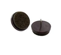 Lot de 100 patins feutre 1 pointe marron diamètre 24 mm CIVIC INDUSTRIE 19614624