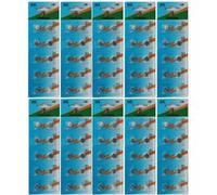 Lot de 100 Piles bouton plates type AG6 1,5V compatibles 371A LR920 LR921 TR920 SR69 CX69 GP71 S21 - Visiodirect - G