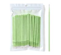 Lot de 100 pinceaux applicateurs micro, pinceaux de retouche jetables pour réparation d’éclats de carrosserie et travaux de détail fins, brosses à micro-pores pour peinture de précision
