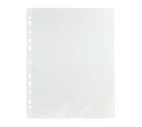 Lot de 100 pochettes transparentes multiperforées FACTIS®