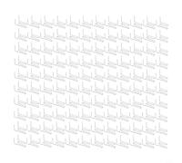 Lot de 100 recharges d'agrafeuses à chaud en acier inoxydable pour pare-chocs de voiture Kit de réparation en plastique 0,6 mm 0,8 mm Formes assorties (H)