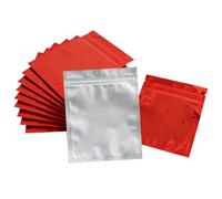 Lot de 100 sachets refermables en feuille de mylar transparent et coloré - 10,2 x 12,7 cm - Pour échantillons de sachets en aluminium thermoscellables - Pour stockage de nourriture