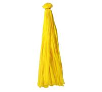 Lot de 100 Sacs à légumes réutilisables en Extensible avec Cordons de Serrage | 15,7 Pouces Réutilisables et Respirants pour Les achats Alimentaires, Fruits de mer, Jaune, Voir Description
