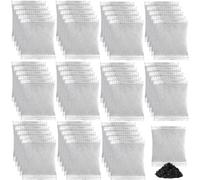 Lot de 100 sacs de charbon actif naturel absorbant les odeurs ; petit sac purificateur d'air pour placard, voiture ou chaussures ; désodorisant et absorbeurs d'humidité pour la maison, la voiture, le