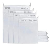 Lot de 100 Sacs d'Expedition Vinted 4 Tailles Assorties Enveloppes Plastique Resistants et Legers - NOVAGO