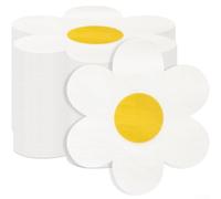Lot de 100 serviettes en papier jetables pour anniversaire, mariage, décoration de table, fêtes de fin d'année, 33 x 33 cm, motif floral bohème