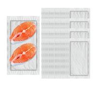Lot de 100 tampons absorbants Dri Lock 50/80 g de papier de cuisine blanc pour la maison, la cuisine et le magasin