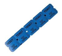 Lot de 100 tickets de tombola en papier enduit double rouleau de coupons numérotés consécutivement pour concerts, expositions et grands événements, concerts