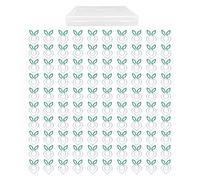 Lot de 100 trombones en forme |Métal 2 tons |pour bureau/fichier (White)