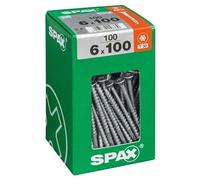 Spax International Vis tête fraisée Torx acier Ø6 x 100 mm Lot de 100