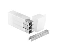Lot de 1000 agrafes de type A, 10 mm, idéales pour fixer des documents et des matériaux. Robuste et durable pour une utilisation au bureau ou à la maison