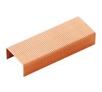 Lot de 1000 agrafes en cuivre 24/6 - Or rose - Pour une utilisation dans la plupart des agrafeuses de bureau