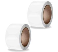 Lot de 1000 autocollants ronds transparents de 3,8 cm - Cercle transparent - Pastilles adhésives - Étiquettes de fermeture rondes pour emballage, enveloppes