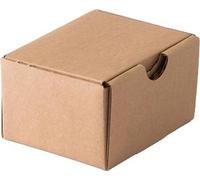 Lot de 1000 boîtes postales brunes 100x80x60 mm