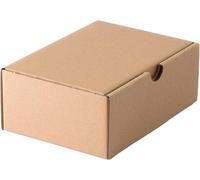 Lot de 1000 boîtes postales brunes 200x140x75 mm