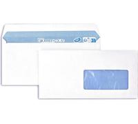 Lot de 1000 enveloppes blanches dl avec fenêtre - gamme courrier+
