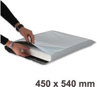 Lot de 1000 enveloppes plastiques blanches opaques fb07 - 450x550 mm