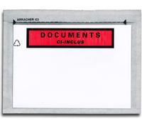 Lot de 1000 pochettes documents ci-inclus pac-list a6
