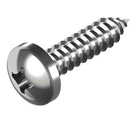 Lot de 1000 vis à tôle-tête bombée cruciforme c-h 7981 dIN a2 (pH) 2,9 x 9 5