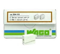 Bornes pour luminaire WAGO série 224 blanc