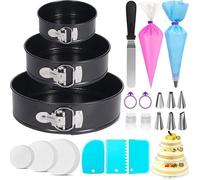 Lot de 103 Kit Pâtisserie, Moule à Gâteau, Décoration de gâteaux professionnelle - Idéal pour Tous les Amateurs de Pâtisserie