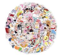 Lot De 104 Stickers S K Kpop Imperméables En Vinyle, Pack D'Autocollants Pour Fans, Pour Bouteilles D'Eau, Vélo, Ordinateur Portable, Cadeau Parfait, Multi-Couleurs