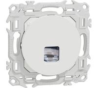 Lot de 108 prises odace RJ45 Cat6 STP grade 2TV min à grade 3TV - blanc craie - SCHNEIDER - S920476P