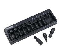 Lot de 11 douilles courtes Torx mâles à impact étoile T10 - T60