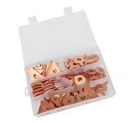 Lot de 110 anneaux d'extraction dentelés pour traction droite en métal pour soudage de carrosserie de voiture